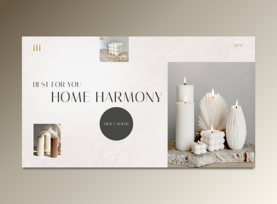 Web concept for Candles Store candle candles eccomerse figma inspiration landing page minimalism shop store ui ux uxui design webconcept webdesign