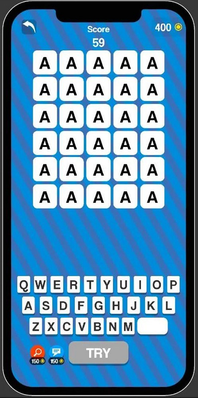 Recreation of Wordle as a mobile application coding game design ui unity visual studio