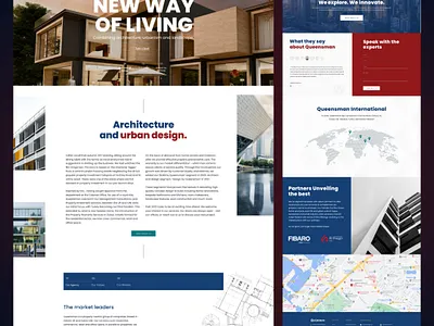 Architecture Landing Page architecture landing page architecture website design branding design graphic design landing page responsive website ui ux web design website design