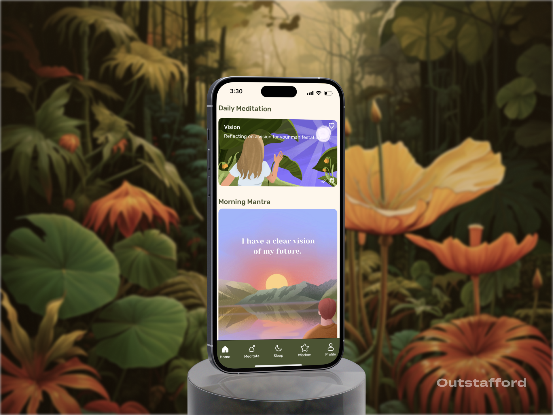 WildMinds app branding design illustration ui