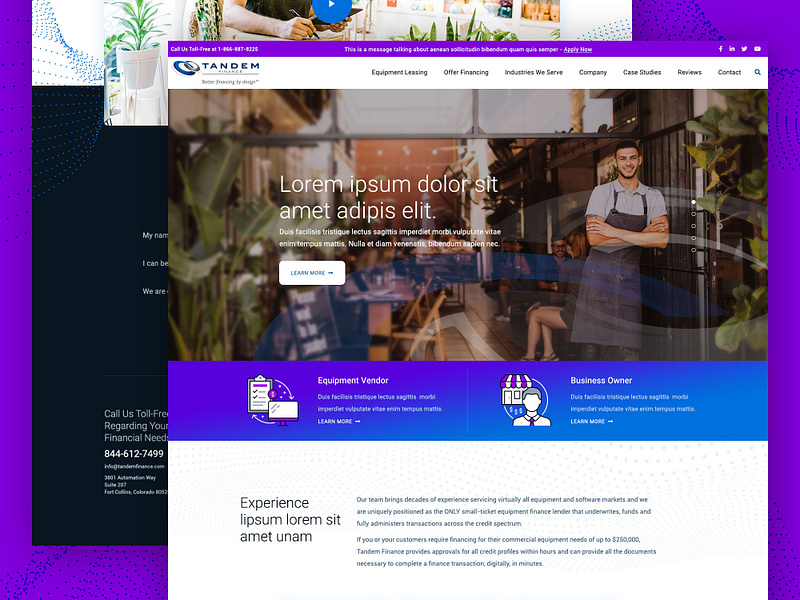 Financial Union brand branding design desktop finance financial home homepage icons page ui web website