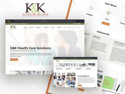 K&K Health Care Solutions - New Website Design & Build design typography ui ux web design