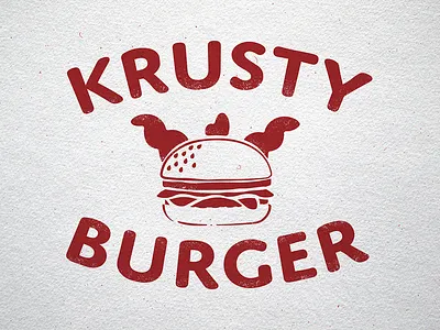 Branding Springfield # 10 - Krusty Burger adobe branding design illustration illustrator logo vector