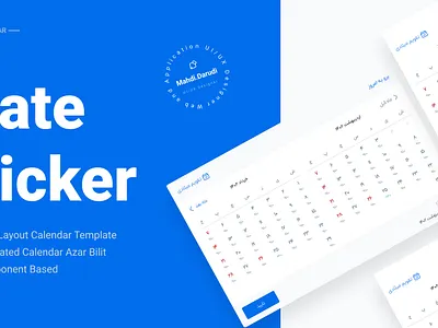 Date Picker datepicker design travel agency uiux