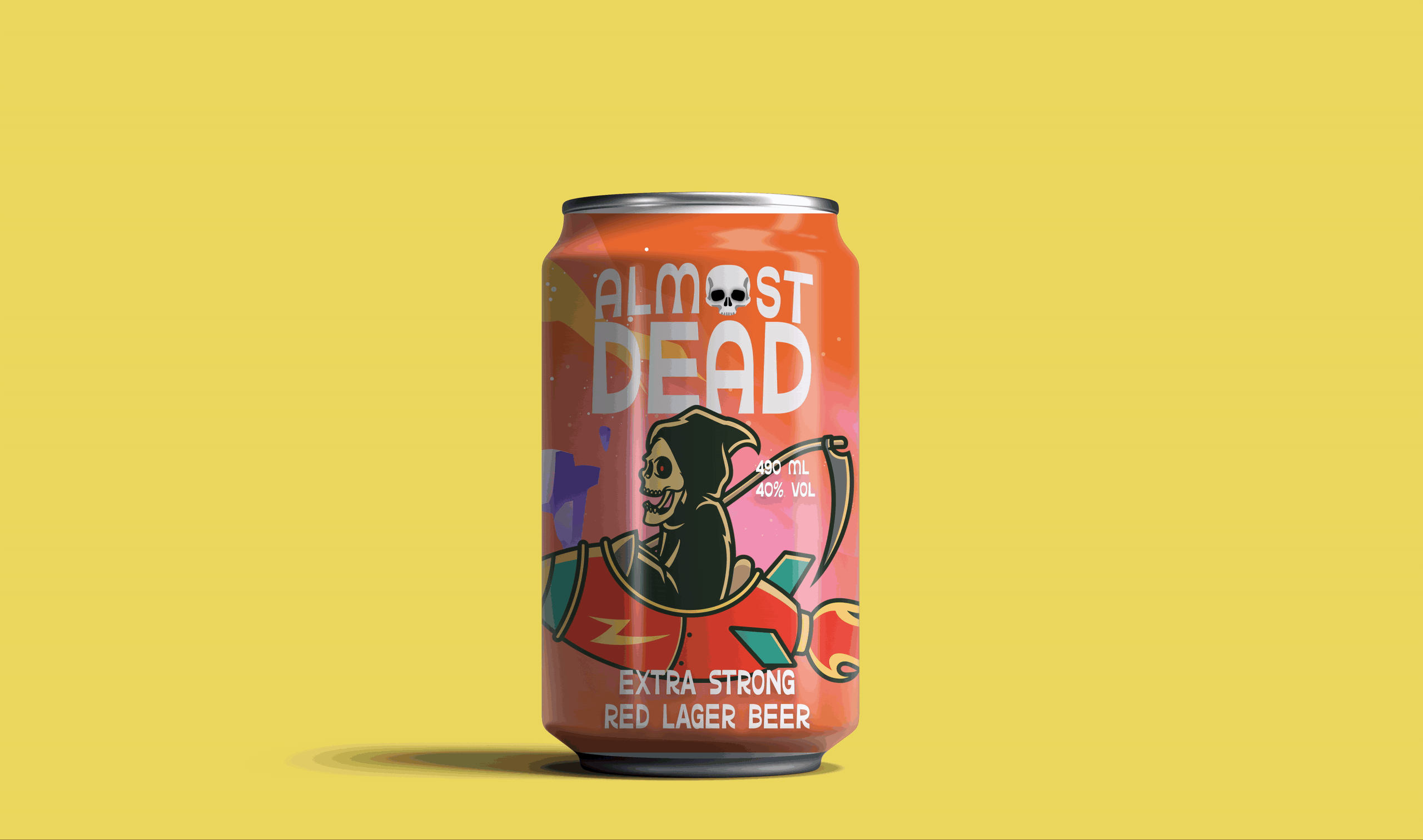 Almost Dead™ Beer animation branding graphic design illustration logo social media ui ux vector