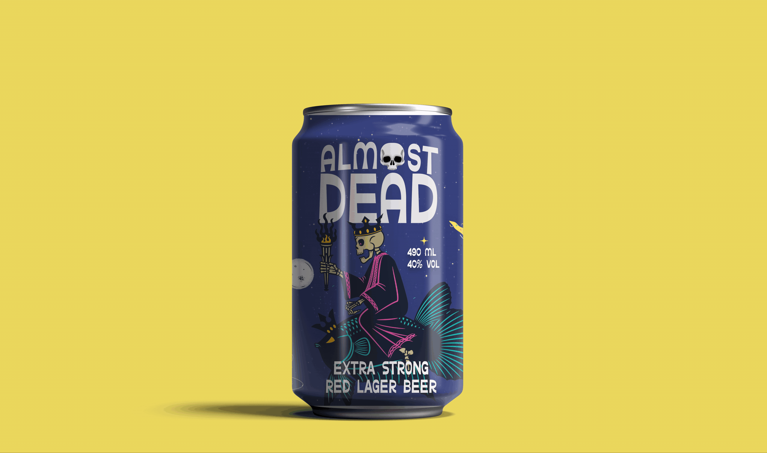 Almost Dead™ Beer animation branding design graphic design illustration logo social media
