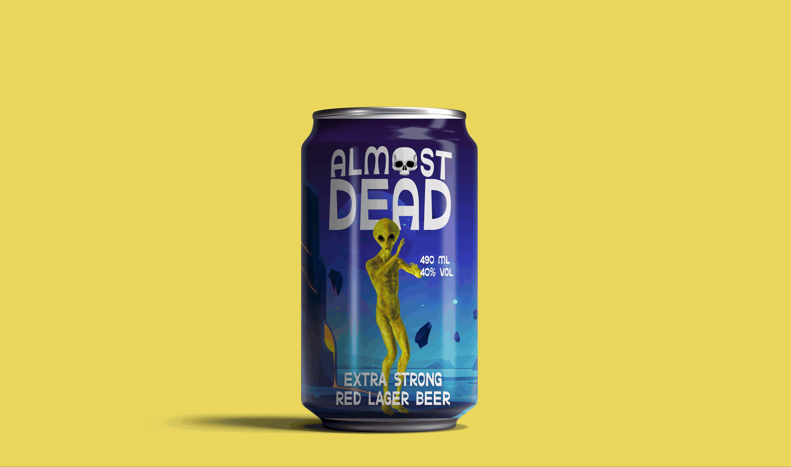 Almost Dead™ Beer animation branding design graphic design illustration logo social media ui ux vector