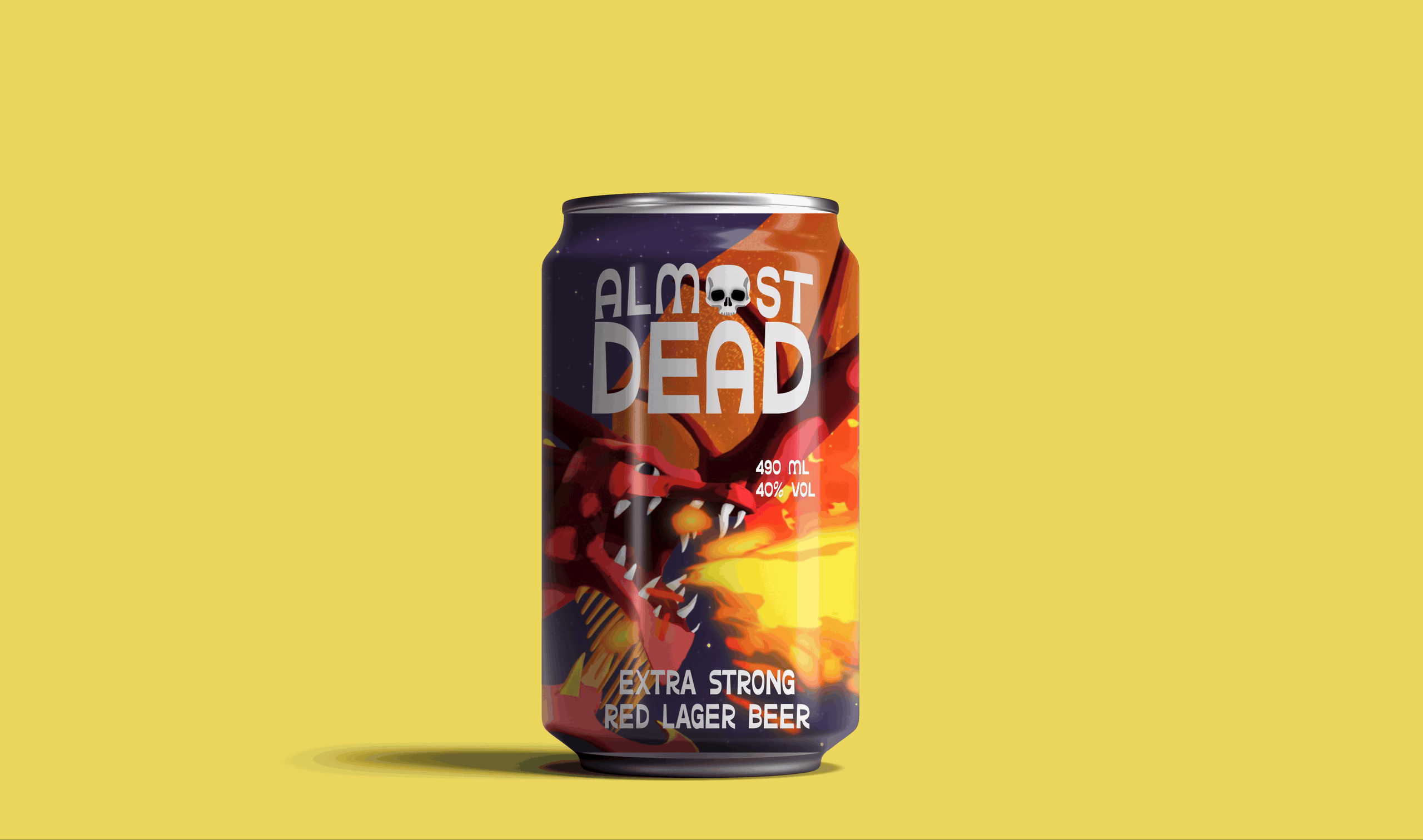 Almost Dead™ Beer animation branding design graphic design illustration logo social media ui ux vector