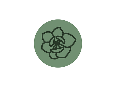 Magnoliah Avatar avatar brand branding flower illustration line art logo magnolia social