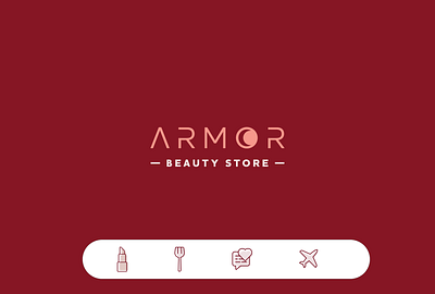 Armor - Beaty Store adobexd animation app beauty brand code css design fashion illustration logo store ui ux