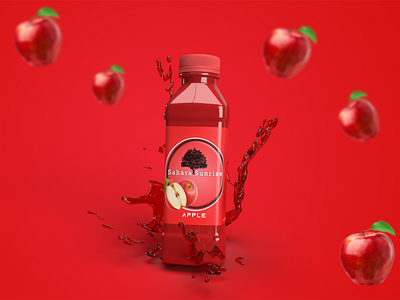 fruit juice apple branding design graphic design illustration logo