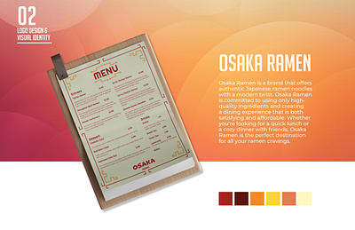 Osaka Ramen branding food truck graphic design illustrator mockups photoshop