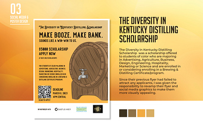 The Diversity in Kentucky Distilling Scholarship-Social Graphic graphic design illustrator social graphic