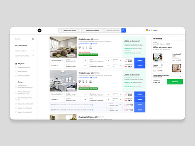 Booking engine web app design app design figma ui ux