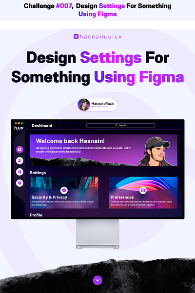 Challenge #007, Design Settings For Something Using Figma appdesign dailyui figma graphicdesign interface settings uidesign uidesigner uitrends uiux userexperience userinterface userinterfacedesign webdesign