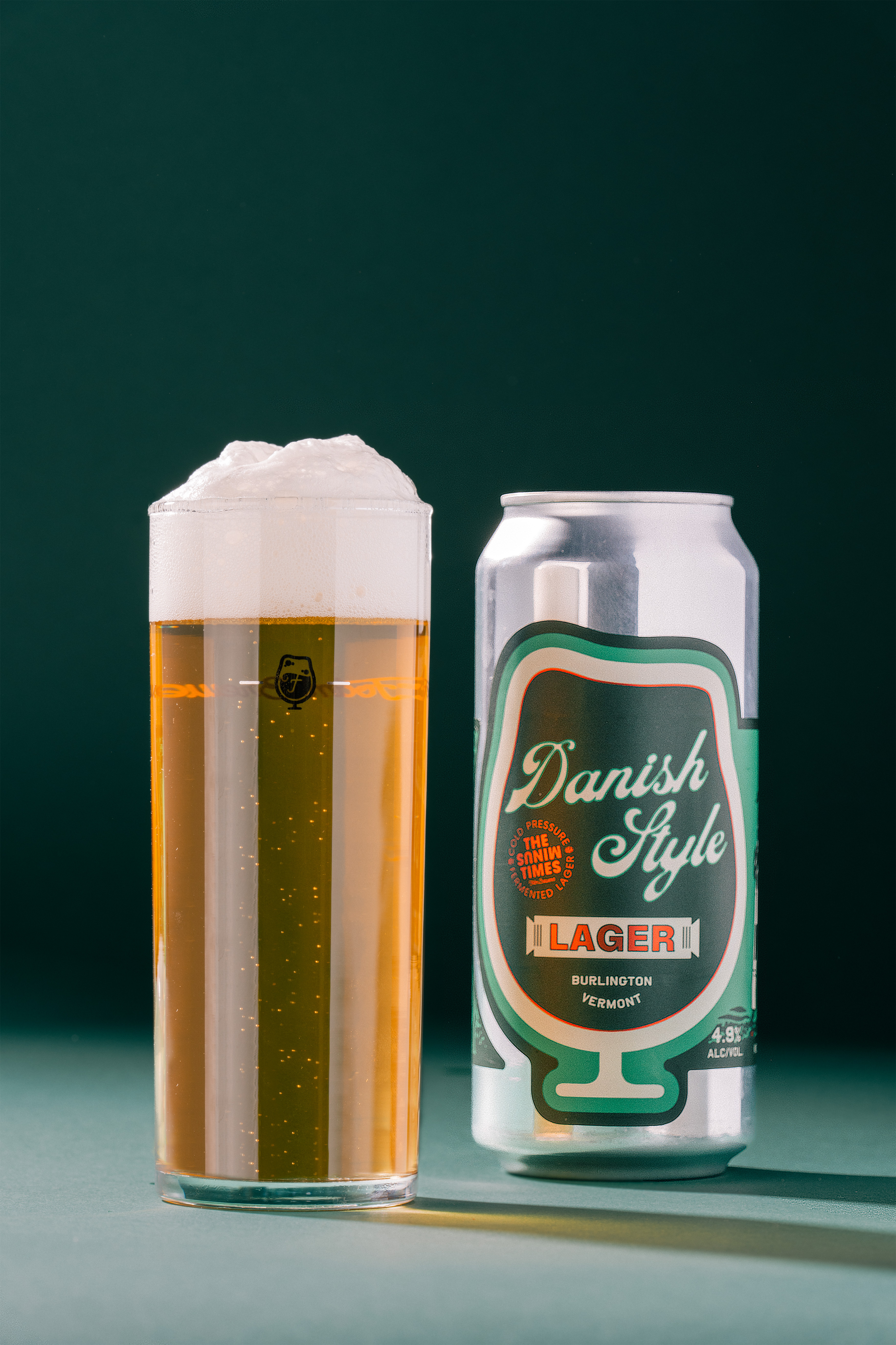 Foam Brewers | Danish Style Lager Label beer beer design beer label design brewery brewery design can illustration craft beer craft brewery illustrated illustration label label design lager