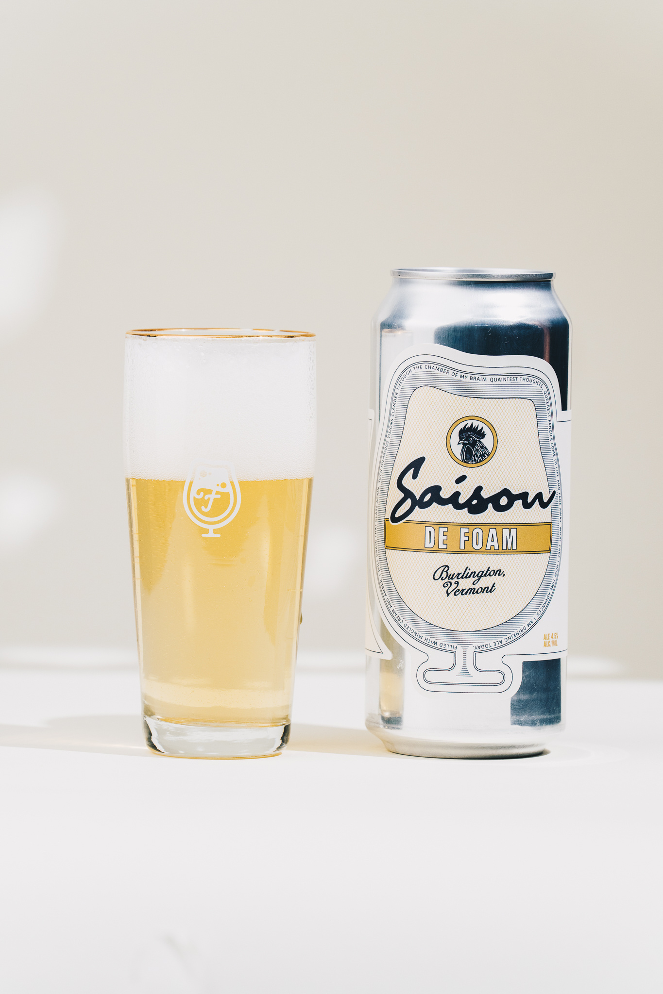 Foam Brewers | Saison de Foam Label beer beer can beer design beer label beer label design branding brewery design design illustrated illustration beer label design vermont vermont design