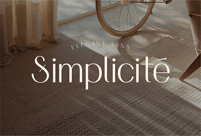 Simplicite - Elegant Sans Serif app branding design graphic design illustration logo typography ui ux vector
