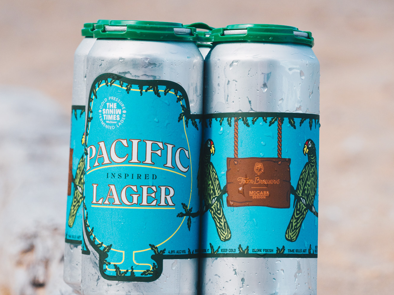 Foam Brewers Pacific Lager Label by Alyssa McCabe on Dribbble