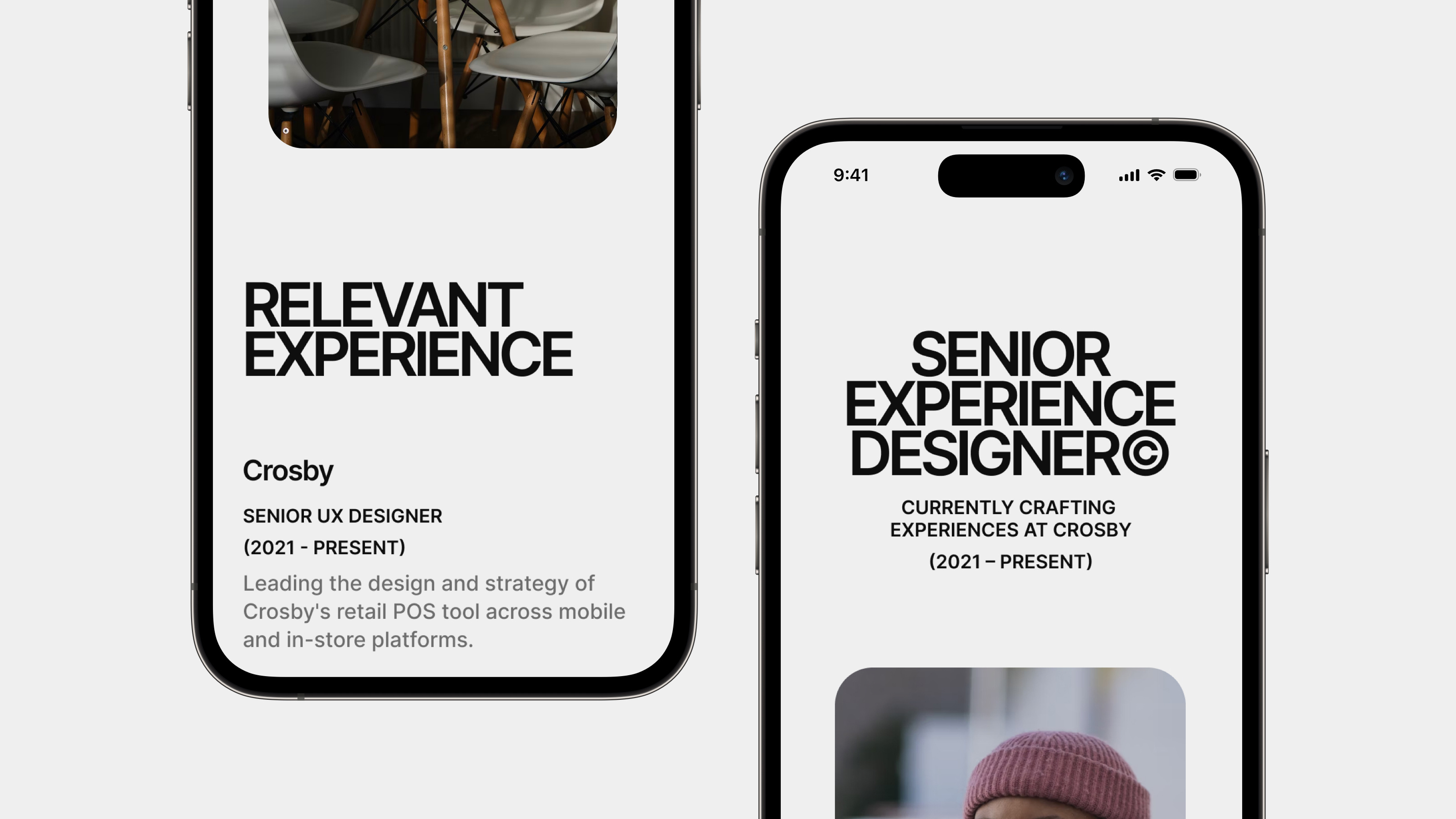 Olio – Framer Portfolio Template (Mobile) bold branding case study clean design framer framer template hero section inter layout mobile modern design photography portfolio simple design template typography ui ux web design white space