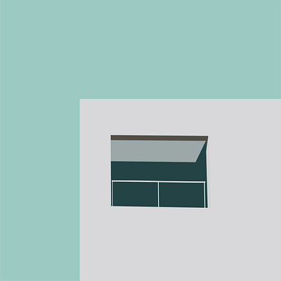 Balcony 2d abstract adobe illustrator architect building design designer digital art graphic design illustration minimal