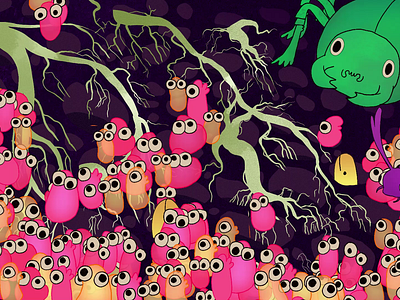 bugs. after effects bugs cel illustration musical roots toonboom