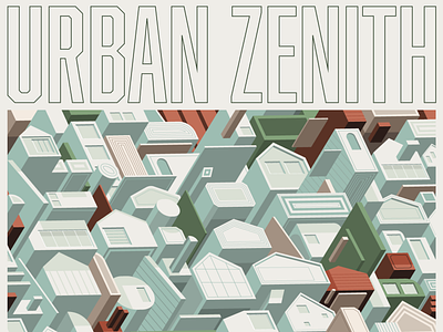 Urban Zenith architecture building design digital editorial eth house icon illustration isometric minimal nft superrare ui vector