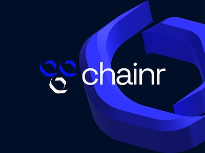 Chainr; Logo Design for a Blockchain Developer Company block logo blockchain blockchain developer brand identity brand logo designer branding corporate logo creative logo crypto defi logo flat logo icon logo design logo designer minimal saas startup logo supply chain typography visual identity