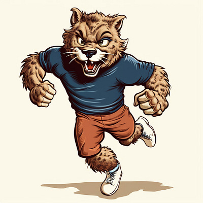 Wildcats Mascot athletics college design design identity illustration retro school mascot sports teams vintage
