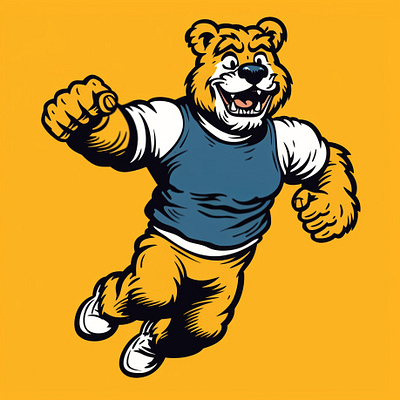 Bruins Logo animal athletics bears logo bruins mascot design identity illustration retro sports sports logo teams ucla vintage