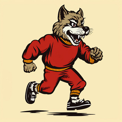 Wolfpack Mascot animal athletics design identity illustration retro sports sports mascot teams vintage vintage logo wolfpack wolfpack mascot wolves wolves logo