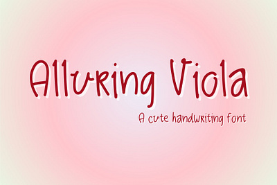 Alluring Viola brand branding branding logo design designer font design graphic design handwriting illustration lettering logo ui