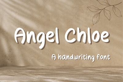 Angel Chloe brand branding branding logo calligraphy design designer font font design fontlogo fonts logo graphic design handwriting illustration lettering logo