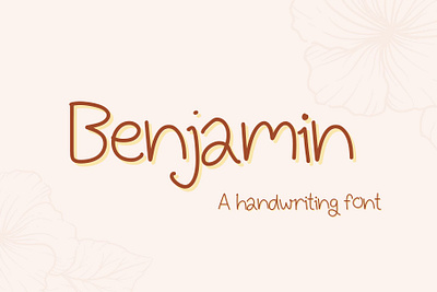 Benjamin brand branding logo calligraphy design designer font design fonts fonts design graphic design handwriting illustration lettering logo packaging fonts type ui