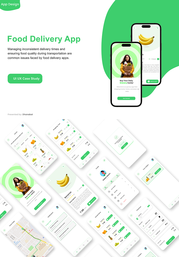 Grocery App UI UX Case Study by Dhanabal on Dribbble