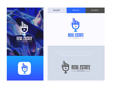 5 finger Growing real estate. Up real estate logo app apps logo branding constuction design gradient logo graphic design illustration logo logo design logo folio logo maker real estate realtor realty ui