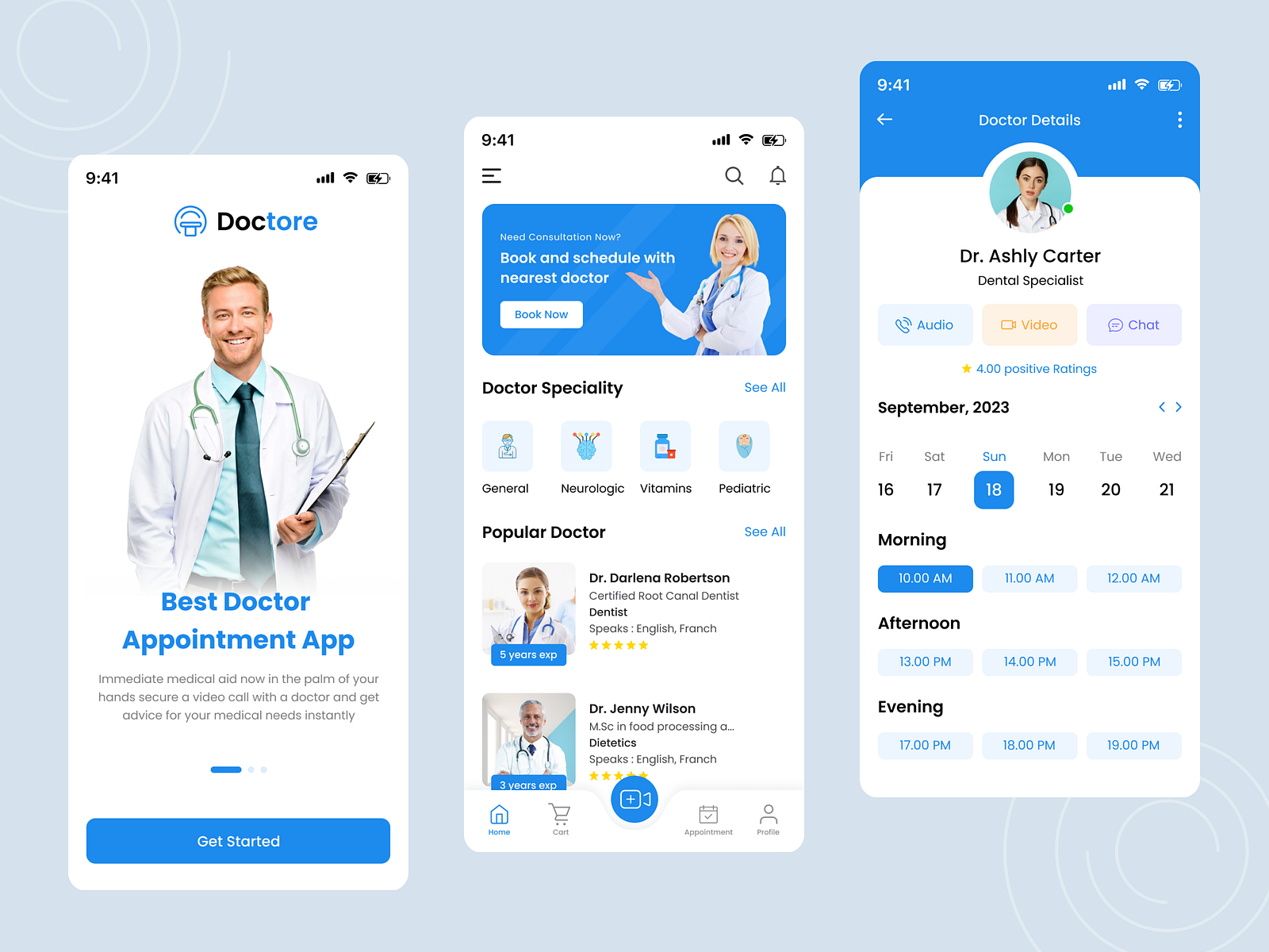 Doctor Mobile app by Imran Khan on Dribbble