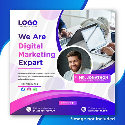 Digital marketing agency facebook post design template banner design business card cover design digital marketing post facebook post instagram post magazine design marketing post post design social media post template design