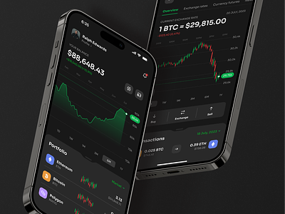 Crypto Trading Mobile App app application bitcoin crypto ethereum exchange mobile mobile app mobile design