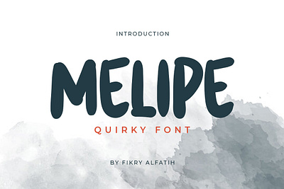 Melipe - Quirky Font serif font