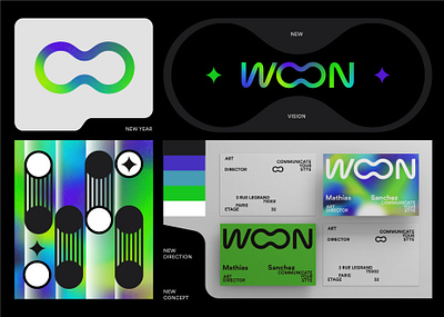 woom branding concept design graphic design green icon identity illustration logo marks symbol ui