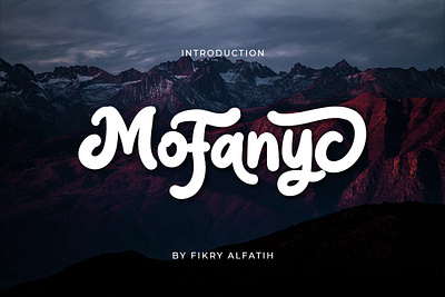 Mofanyc - Display Font wedding font