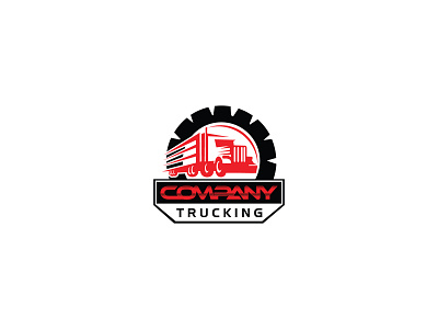Company Trucking logo and minimal Truck design auto logo automotive logo color creative design logo minimal minimal truck logo design new logo truck logo unique logo