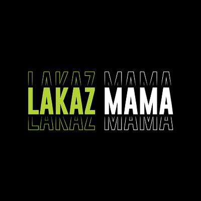 LAKAZ MAMA Logo Design 3d logo custom letter logo letter logo lm logo lm logo design neon effect neon logo