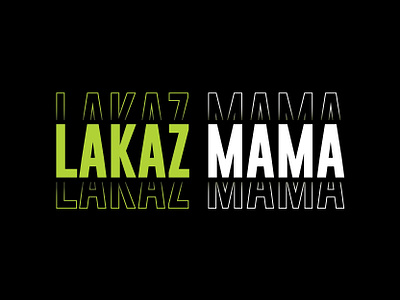 LAKAZ MAMA Logo Design 3d logo custom letter logo letter logo lm logo lm logo design neon effect neon logo