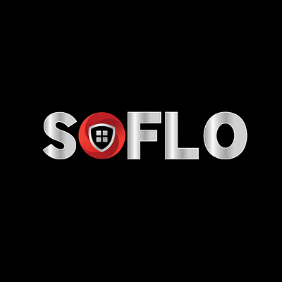 SOFLO Logo Design home logo home security logo house logo house security logo o home logo o house logo o letter logo o security logo o shield logo secure logo security logo