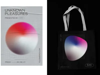 BURN RECORDS branding
