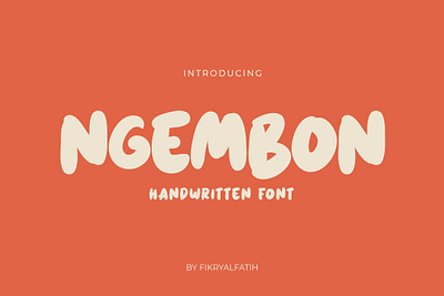 Ngembon - Handwritten Font handwriting