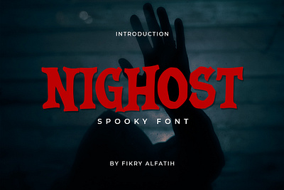 Nighost - Spooky Font playful font