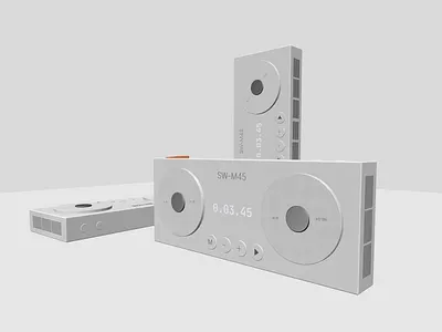 Classic Bluetooth speaker 3d 3d design bluetooth bluetoothspeaker product design spline